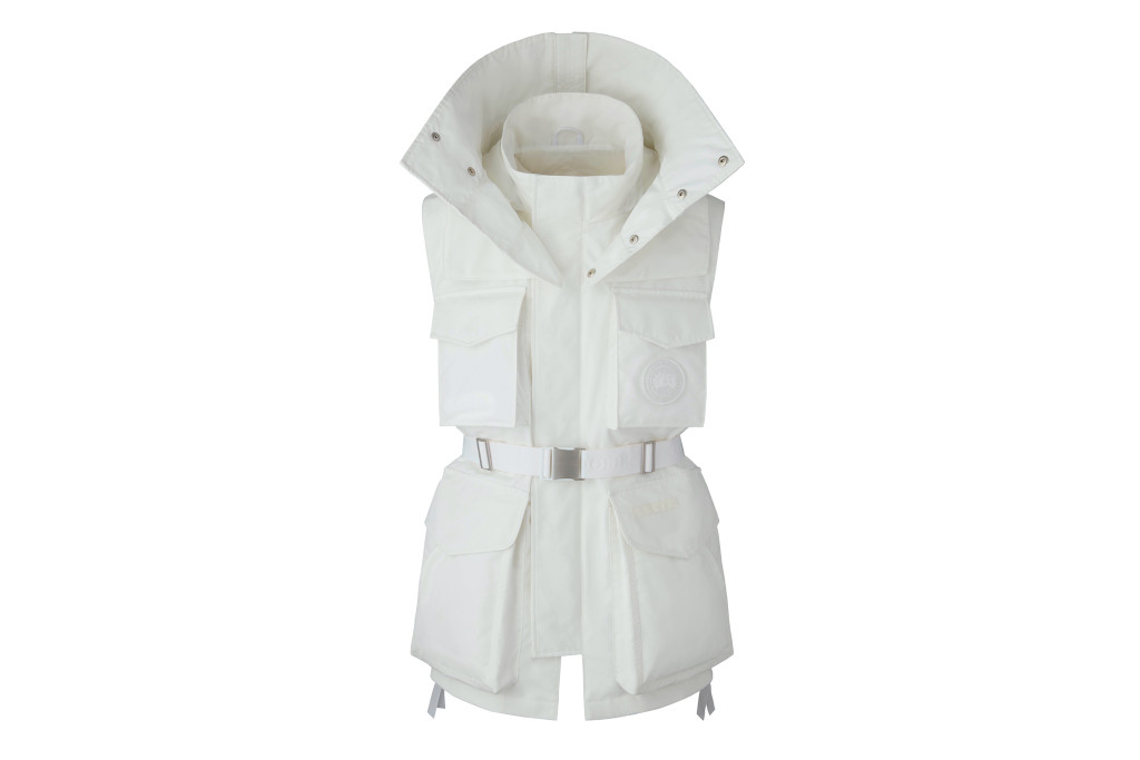 White gilet