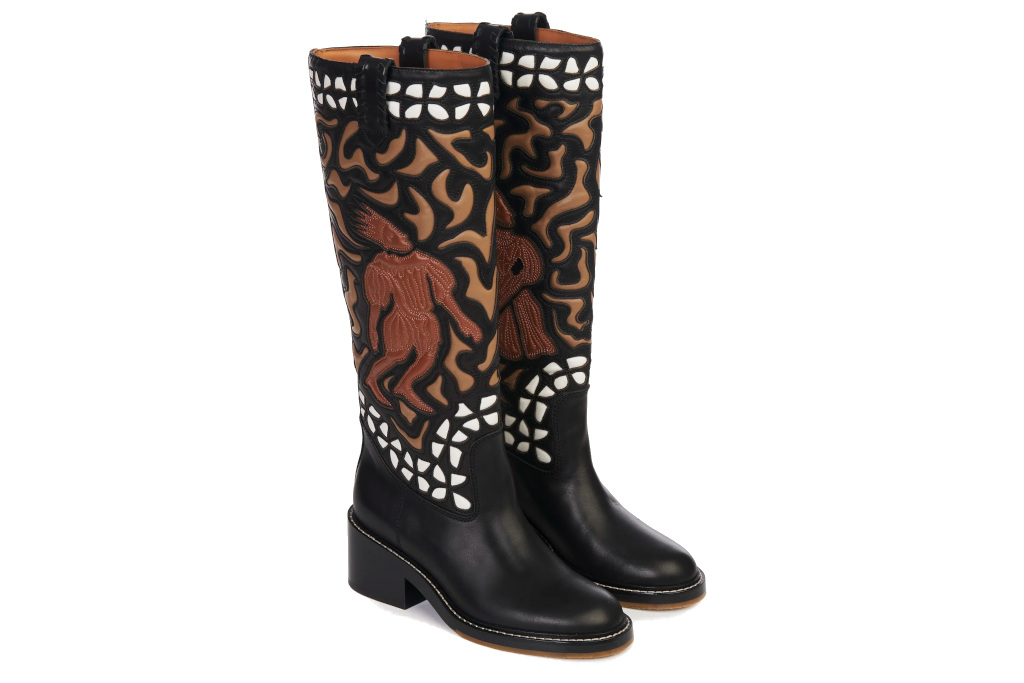 Patterned boots