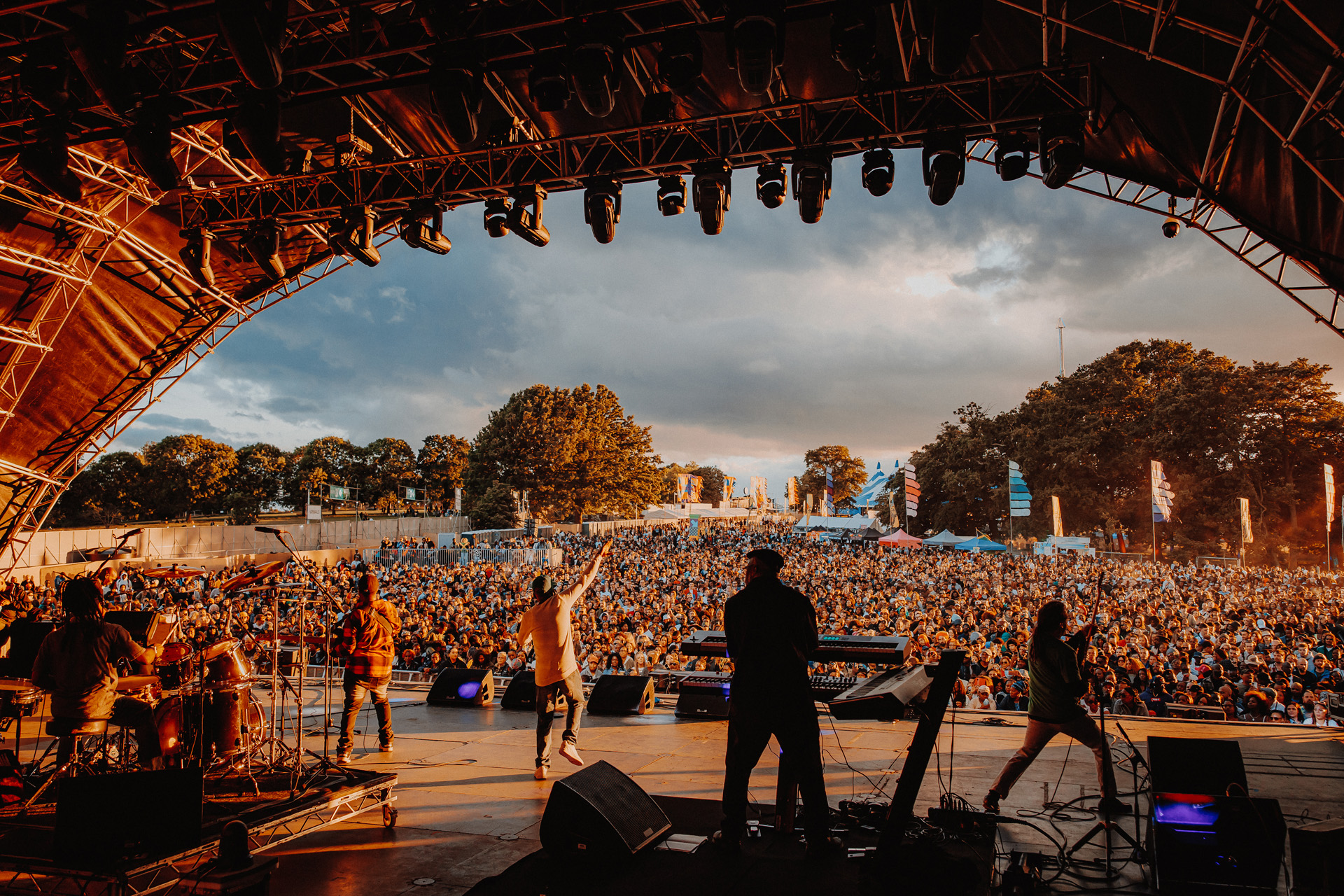 The crowd at City Splash in London, 2022