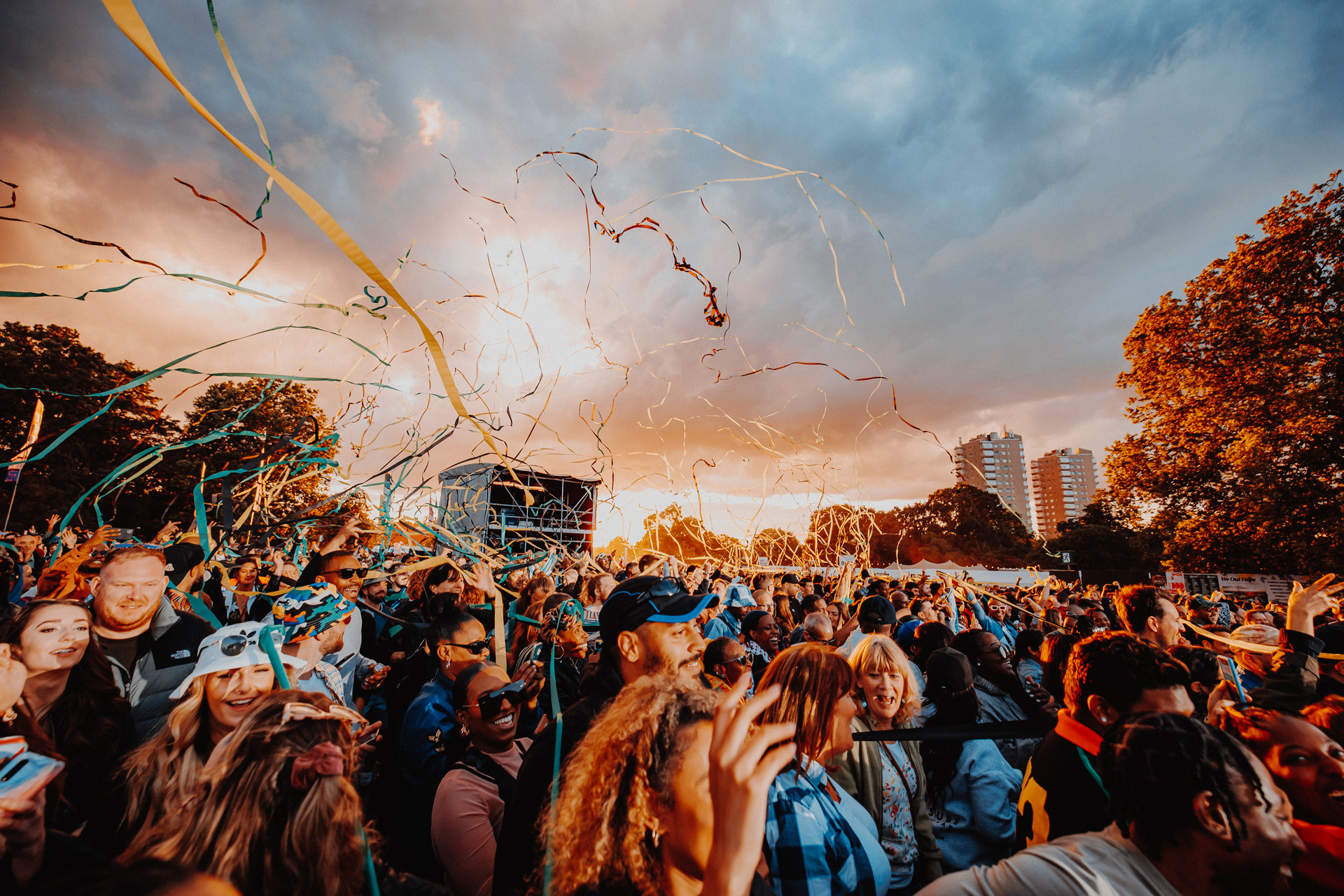 The crowd at London festival City Splash in 2022