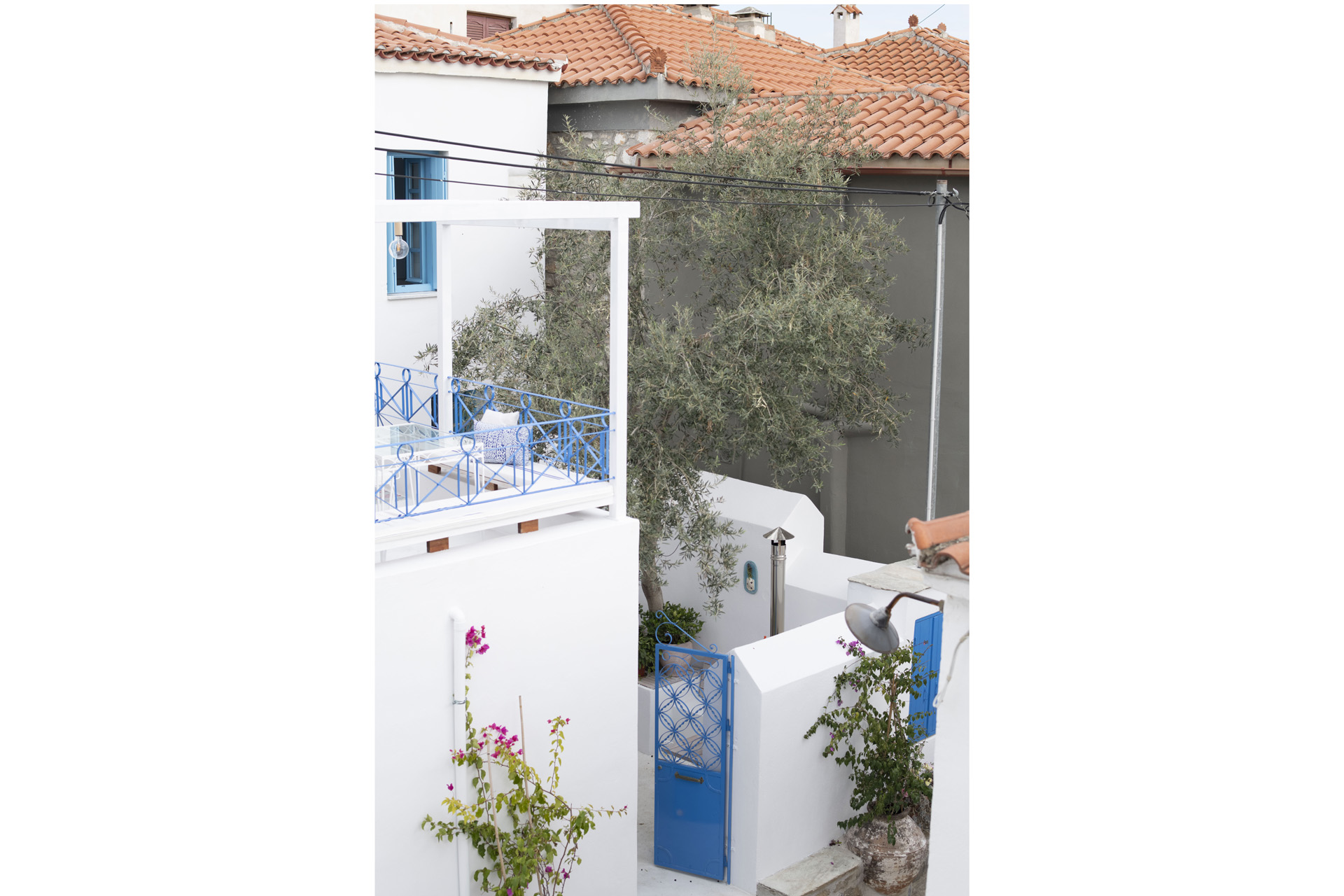 The terrace