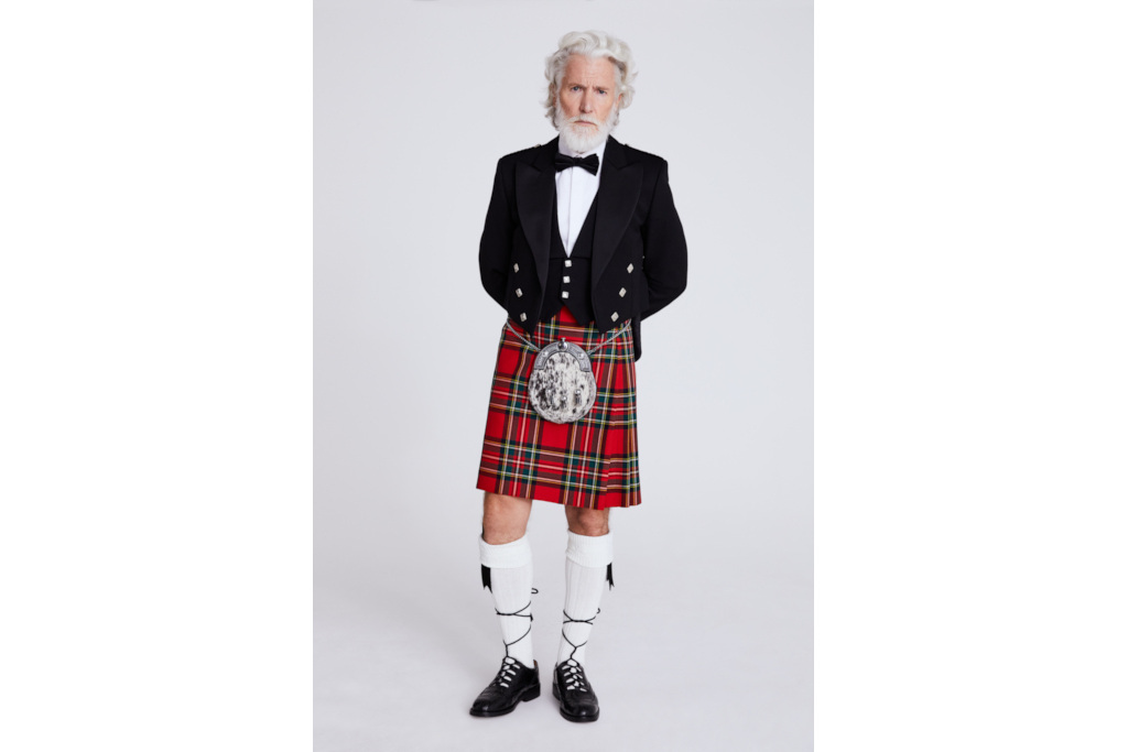 Man in red kilt