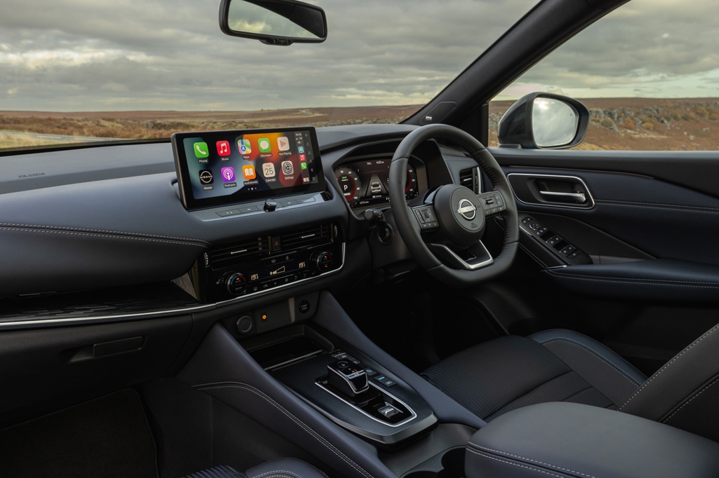 The Nissan Qashqai e-POWER infotainment system