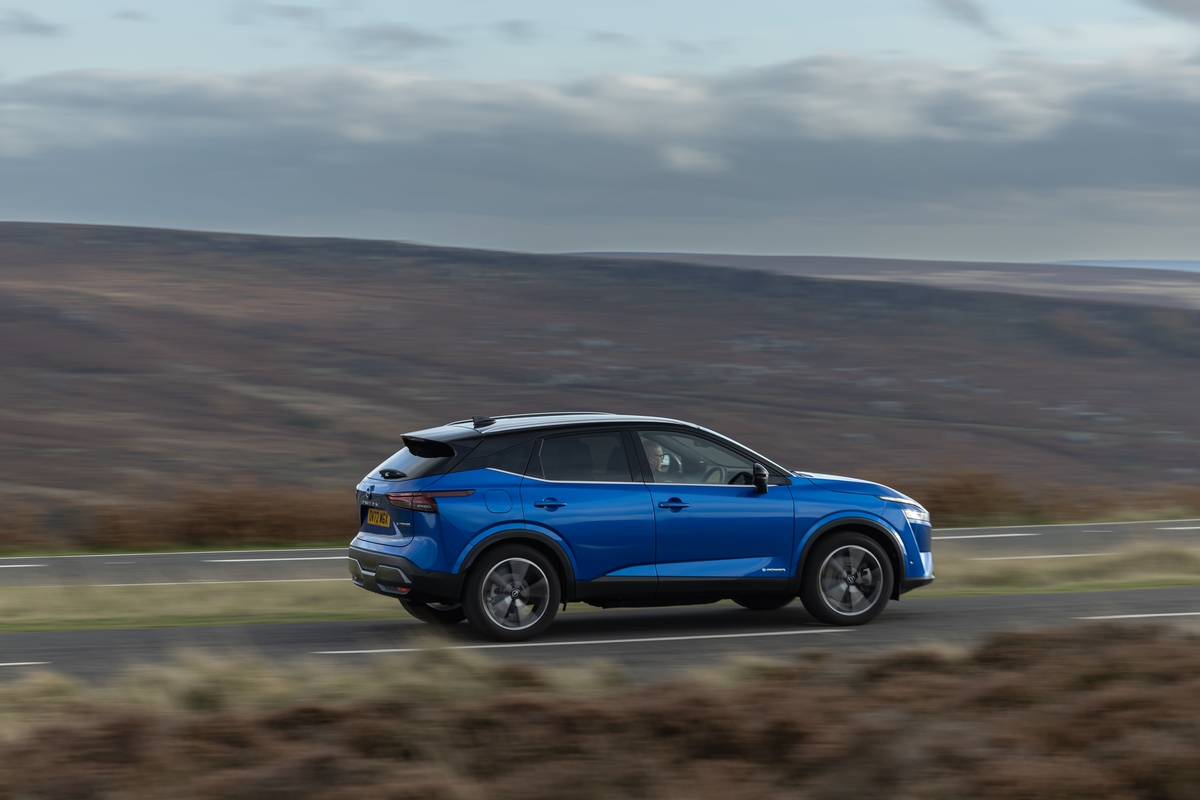 The Nissan Qashqai e-POWER in the countryside