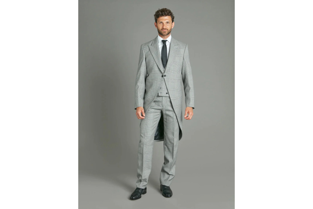 Man in a grey suit