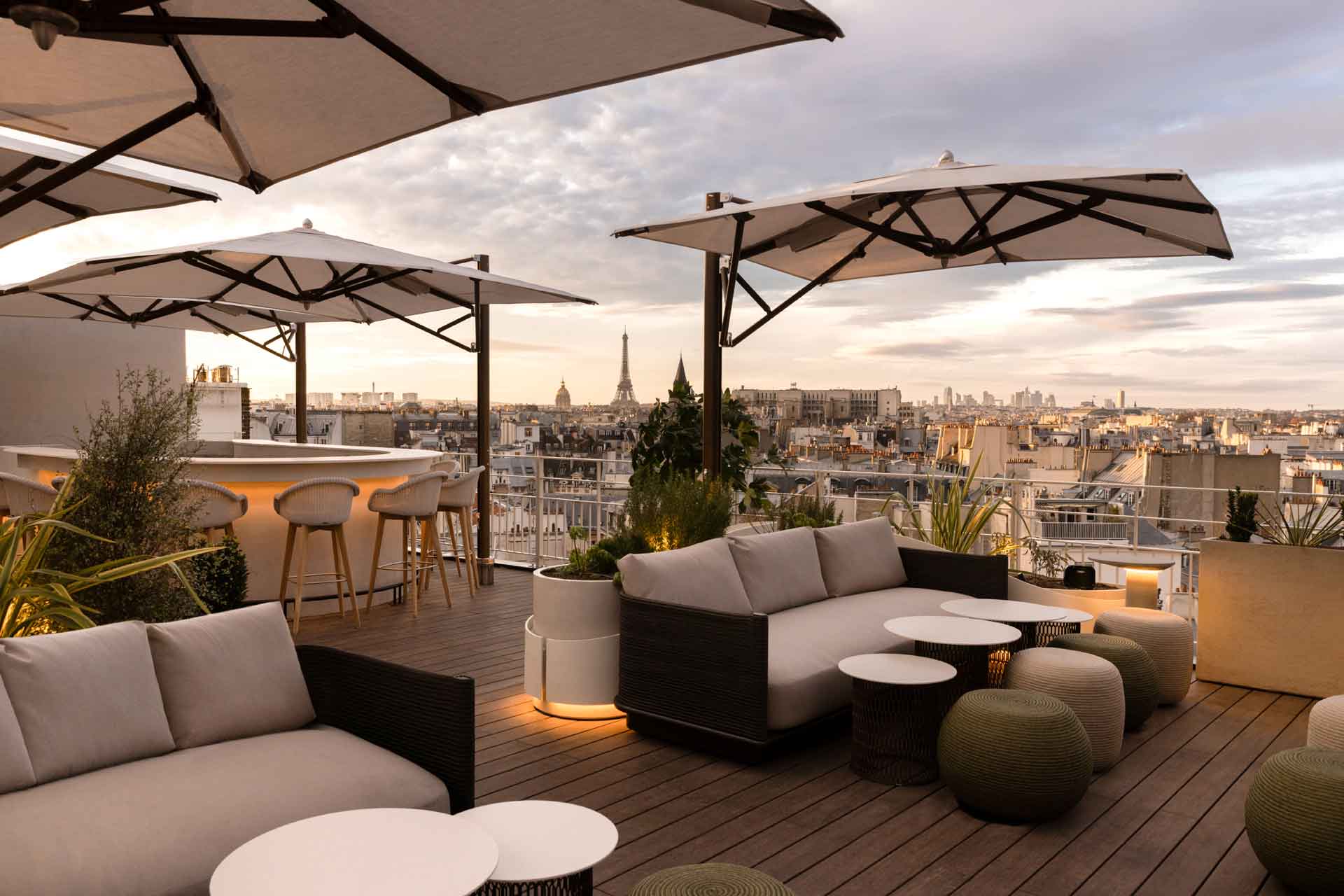 Hotel Dame Des Arts rooftop bar