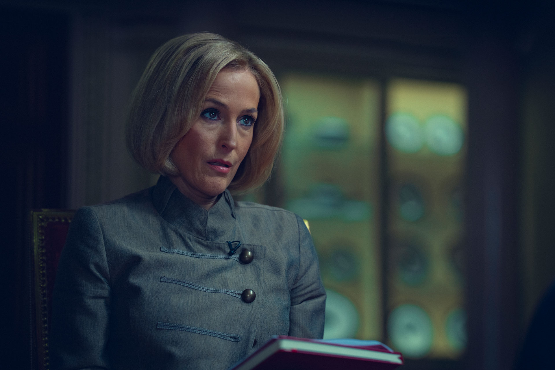 Gillian Anderson as Emily Maitlisin 'Scoop'