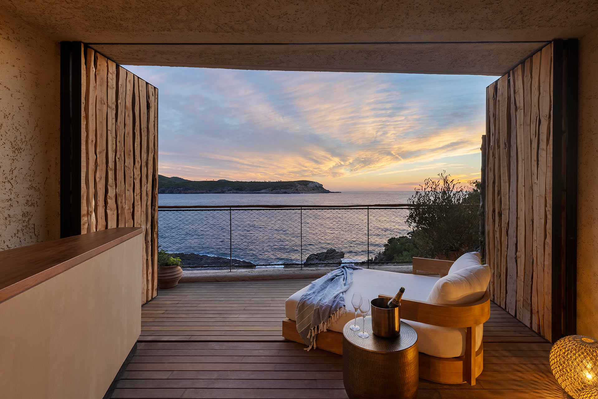 Sunset at Six Senses Ibiza