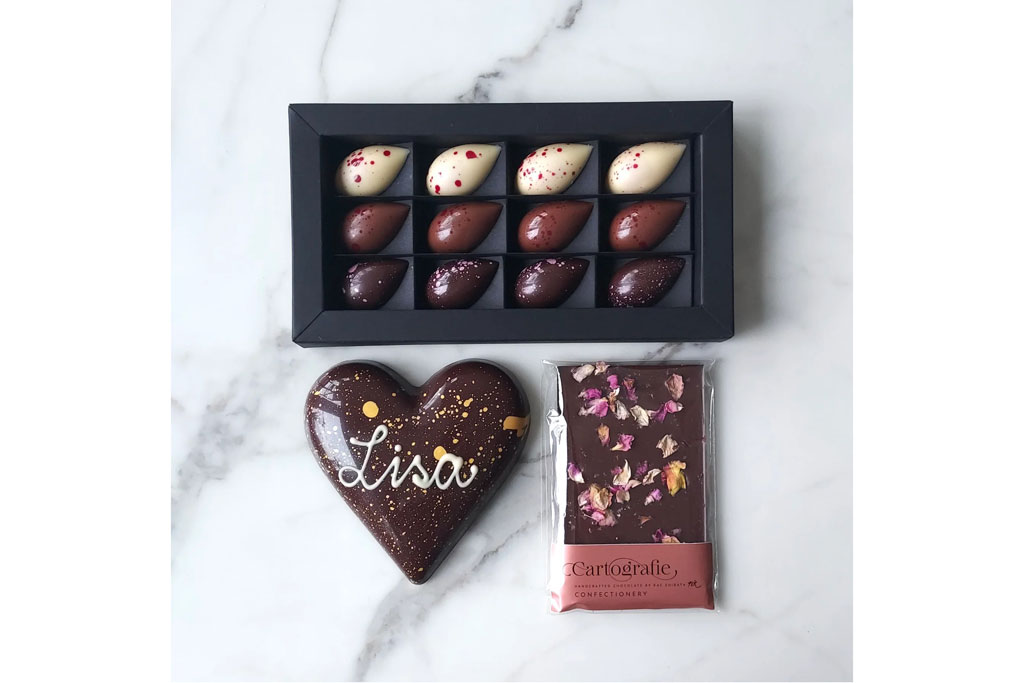 Box of chocolates from Cartografie