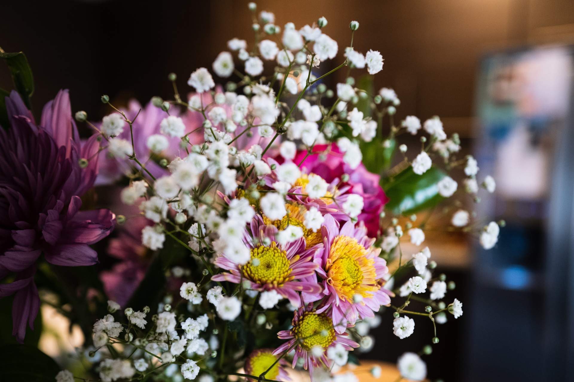 Close up of bouquet of flowers