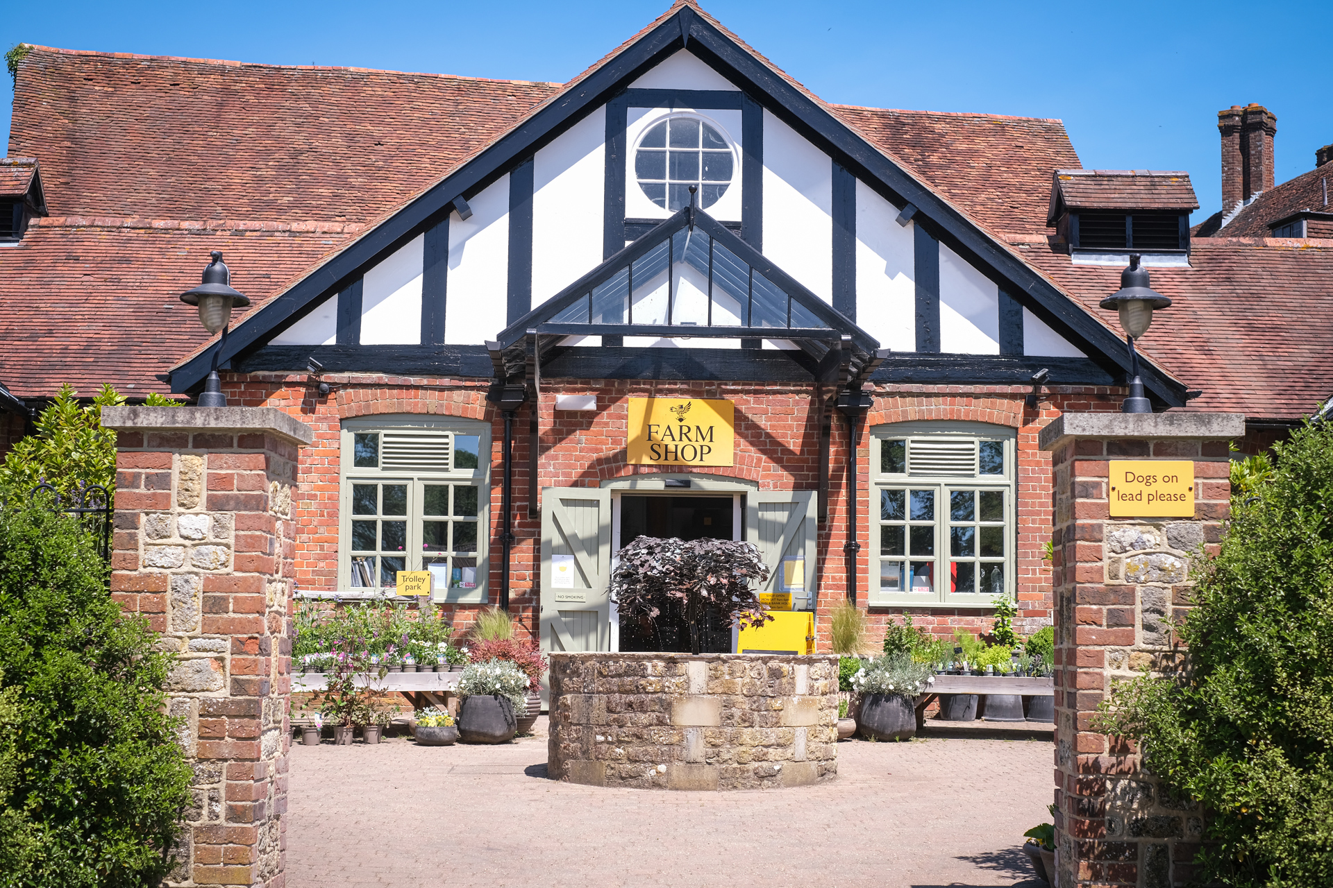 Exterior of Cowdray Farm Shop