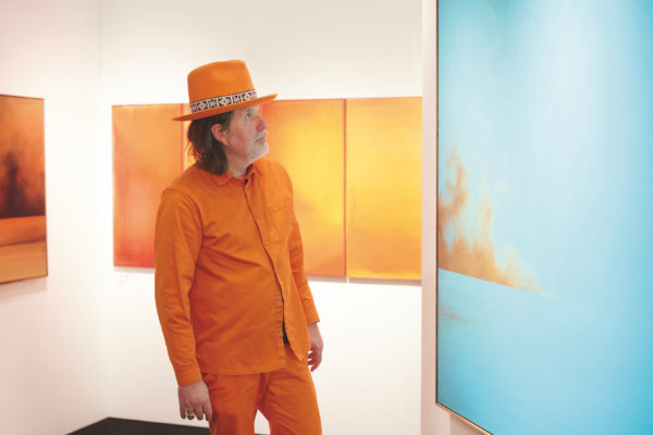 A visitor at Affordable Art Fair. Photo by Shaun James Cox.