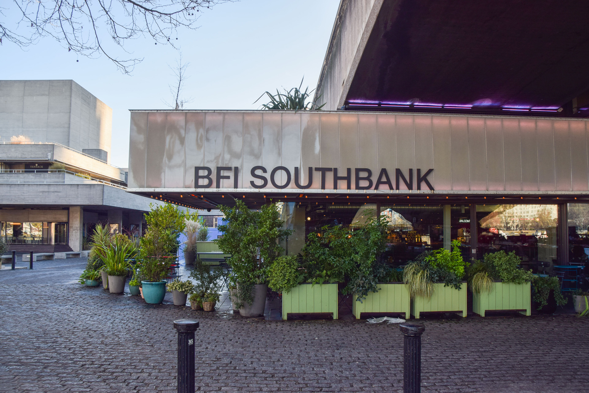 London, UK - January 13 2022. Exterior view of BFI Southbank