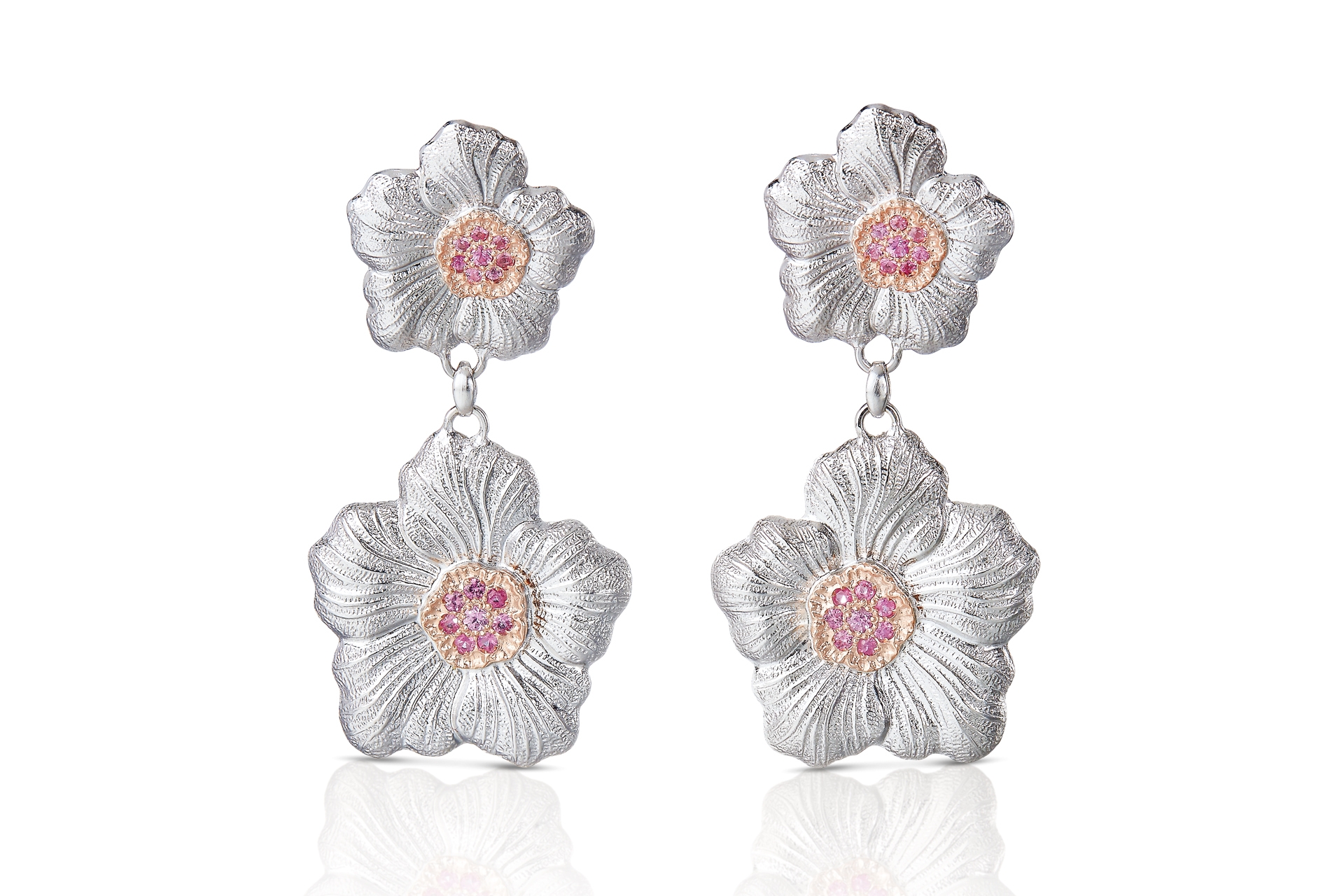 Buccellati Blossoms Sapphire Earrings silver jewellery