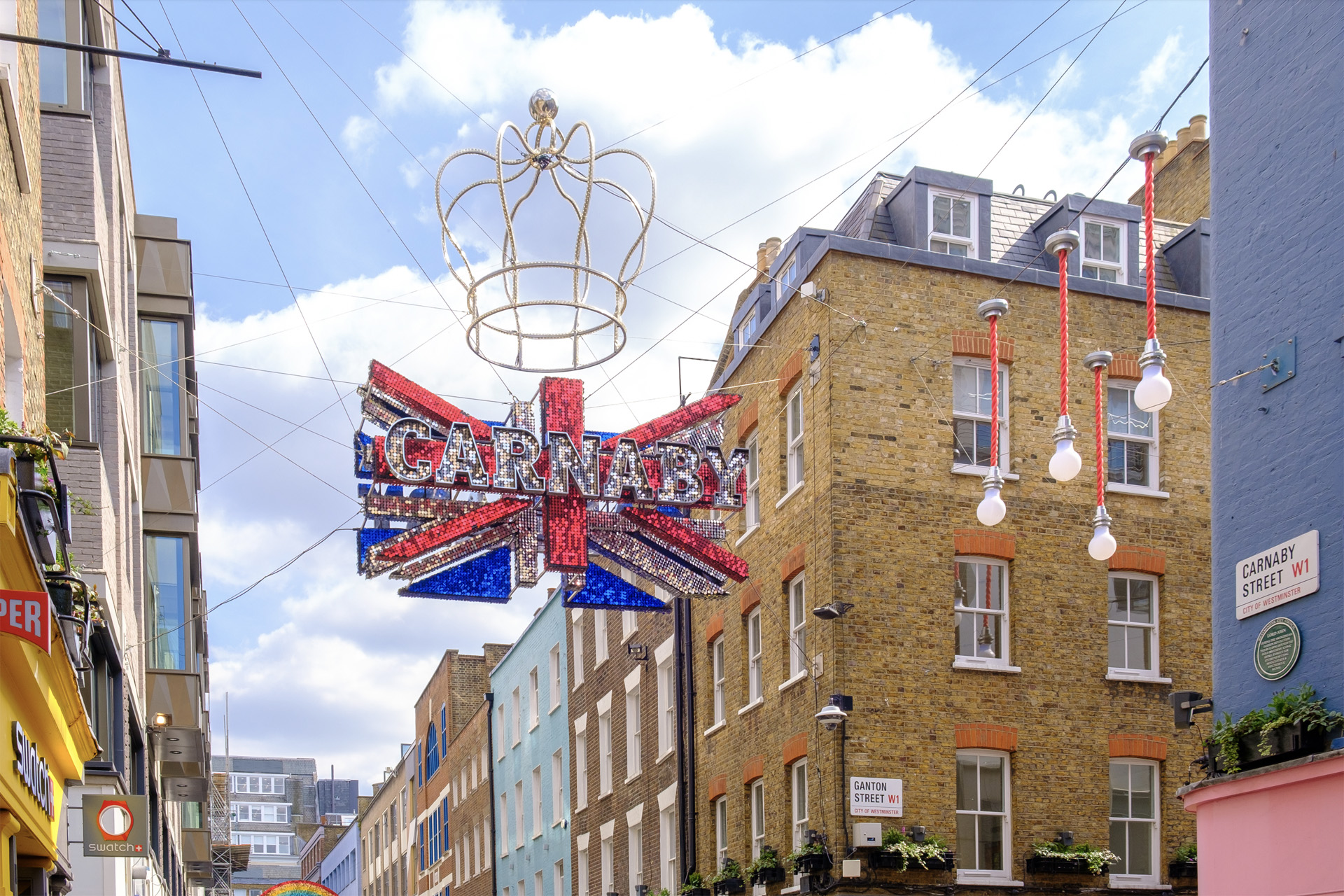 Carnaby Union Flag Installation