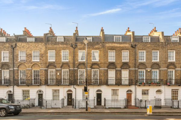 Georgian terraced flats on Claremont Square, Islington