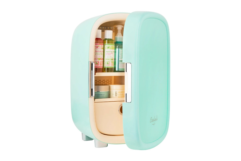 Mint skincare fridge