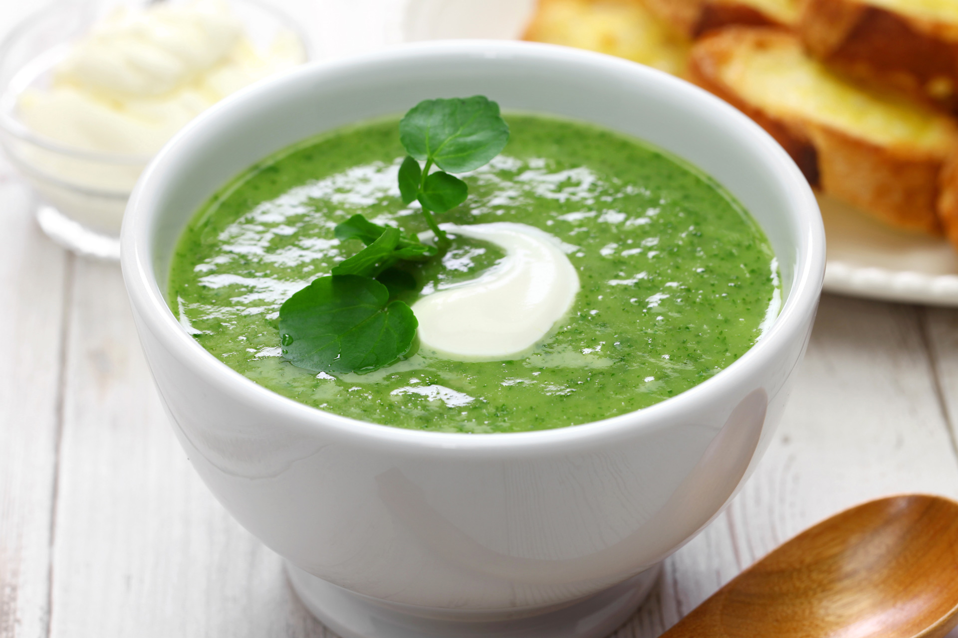 Watercress soup