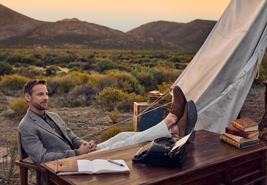 HACKETT X JENSON BUTTON SS23 in safari camp