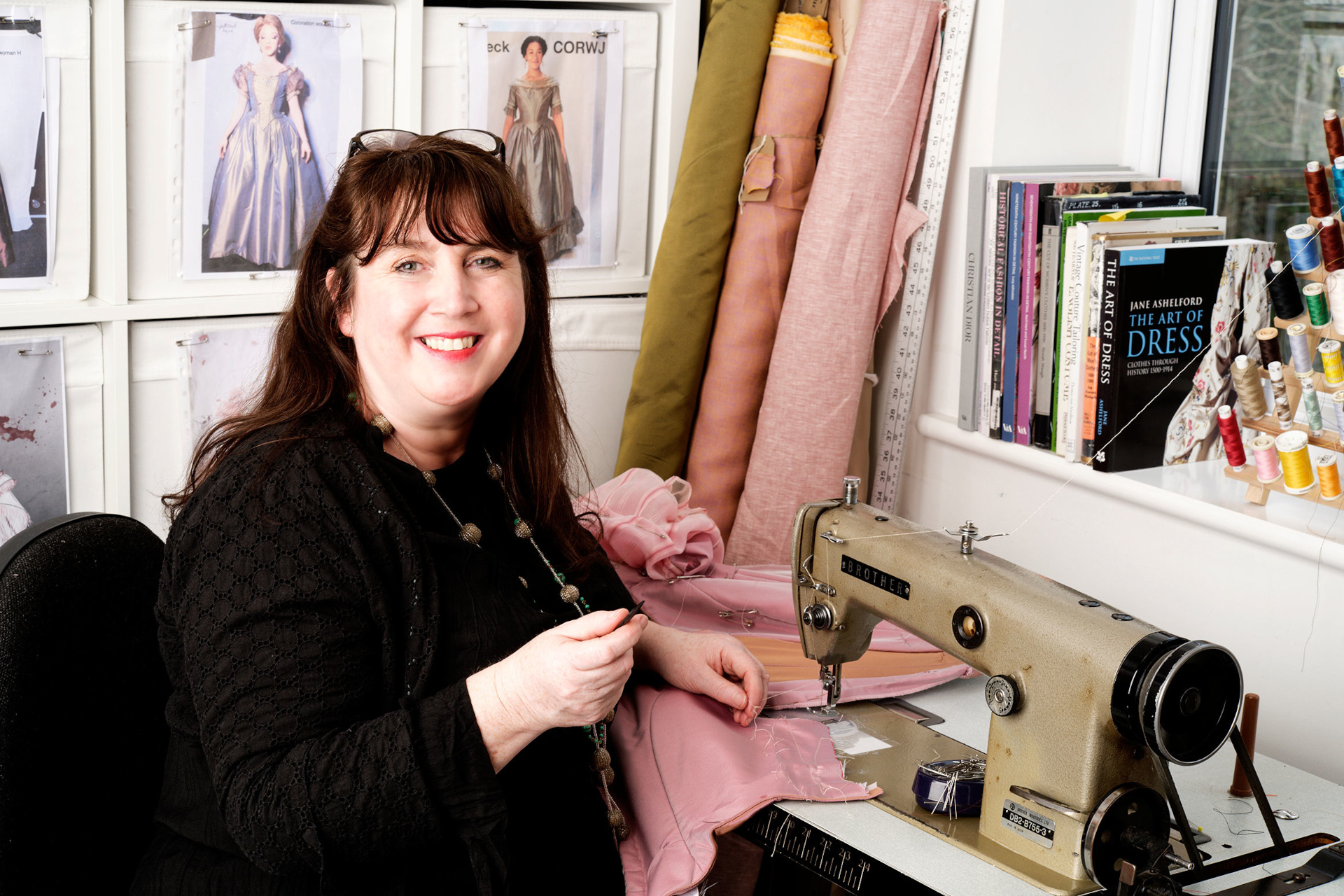 Liz Poole in her studio