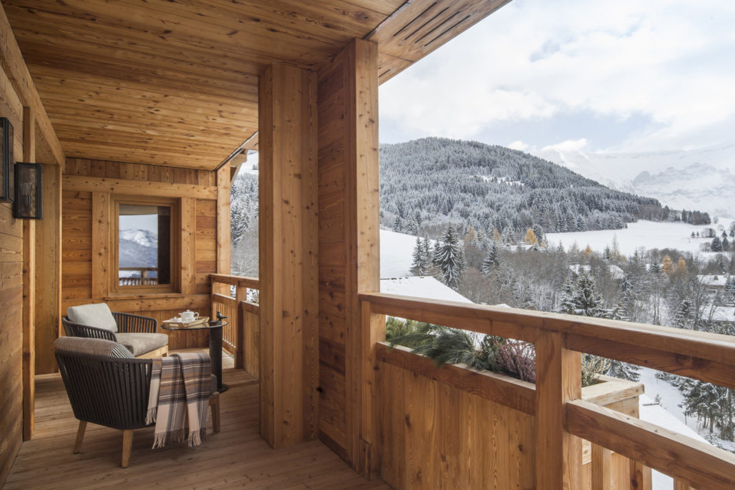 Overlooking Megève