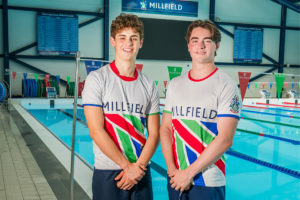 Millfield students, Solomon and Alex