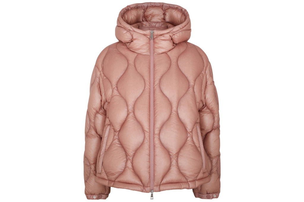 Pink quilted jacket