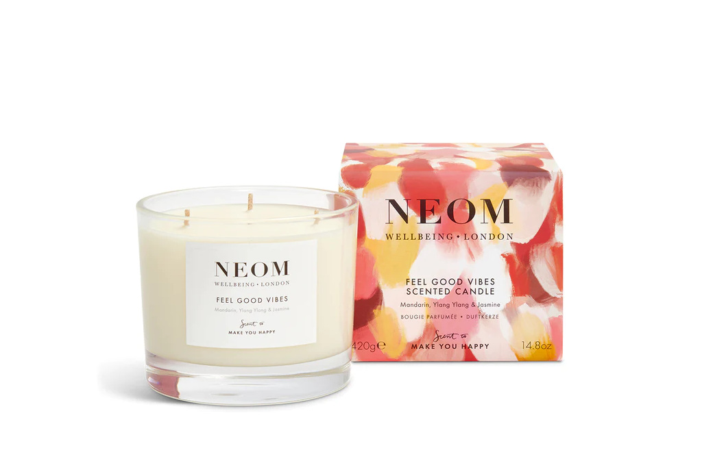 Candle with pink box
