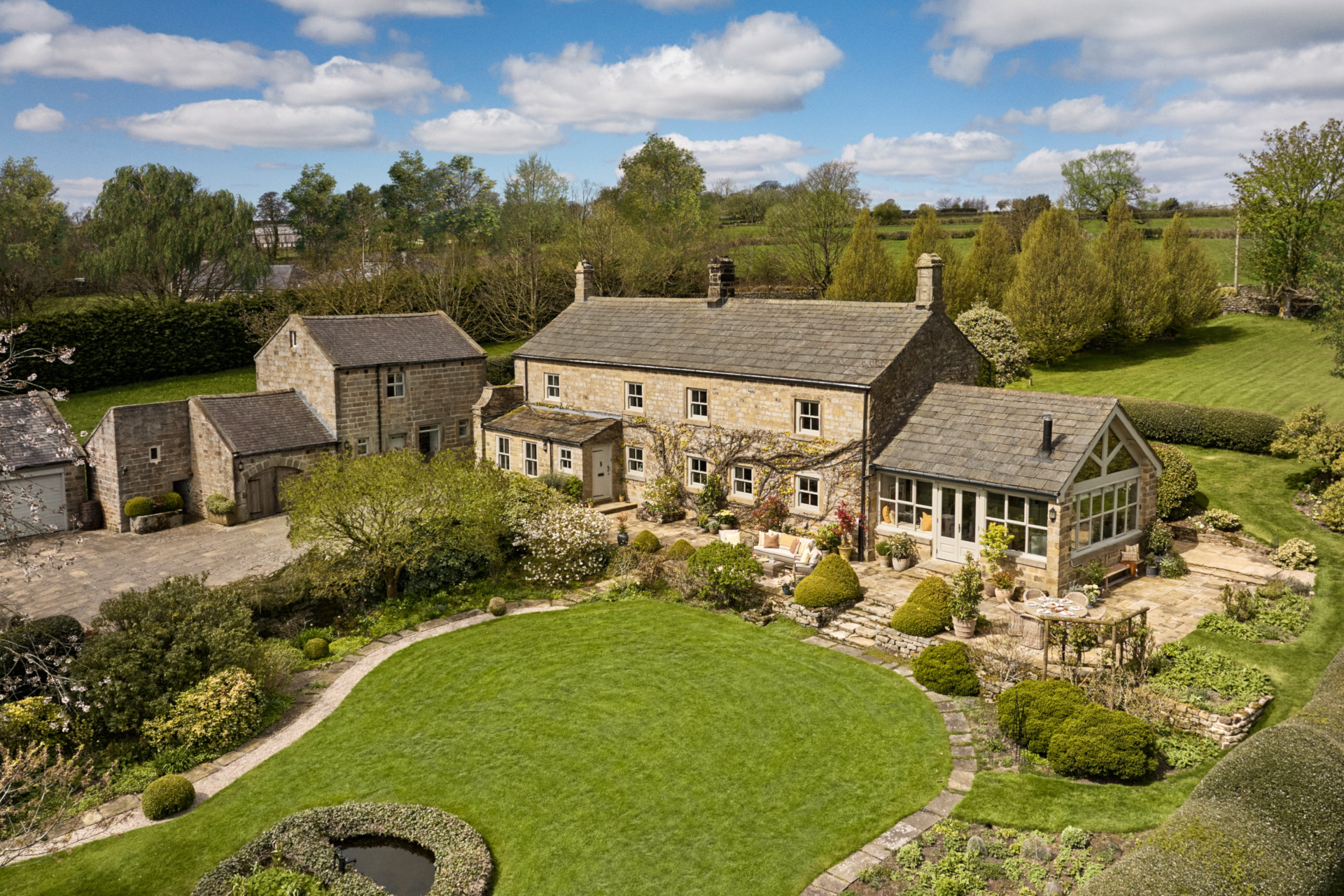 House in garden