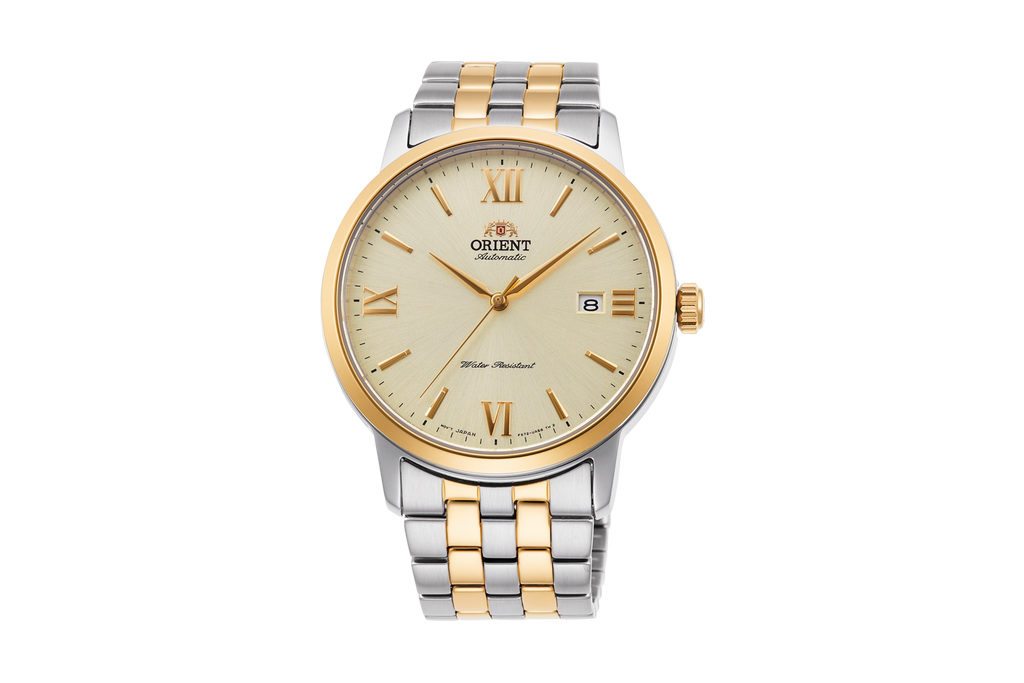 Gold and silver watch
