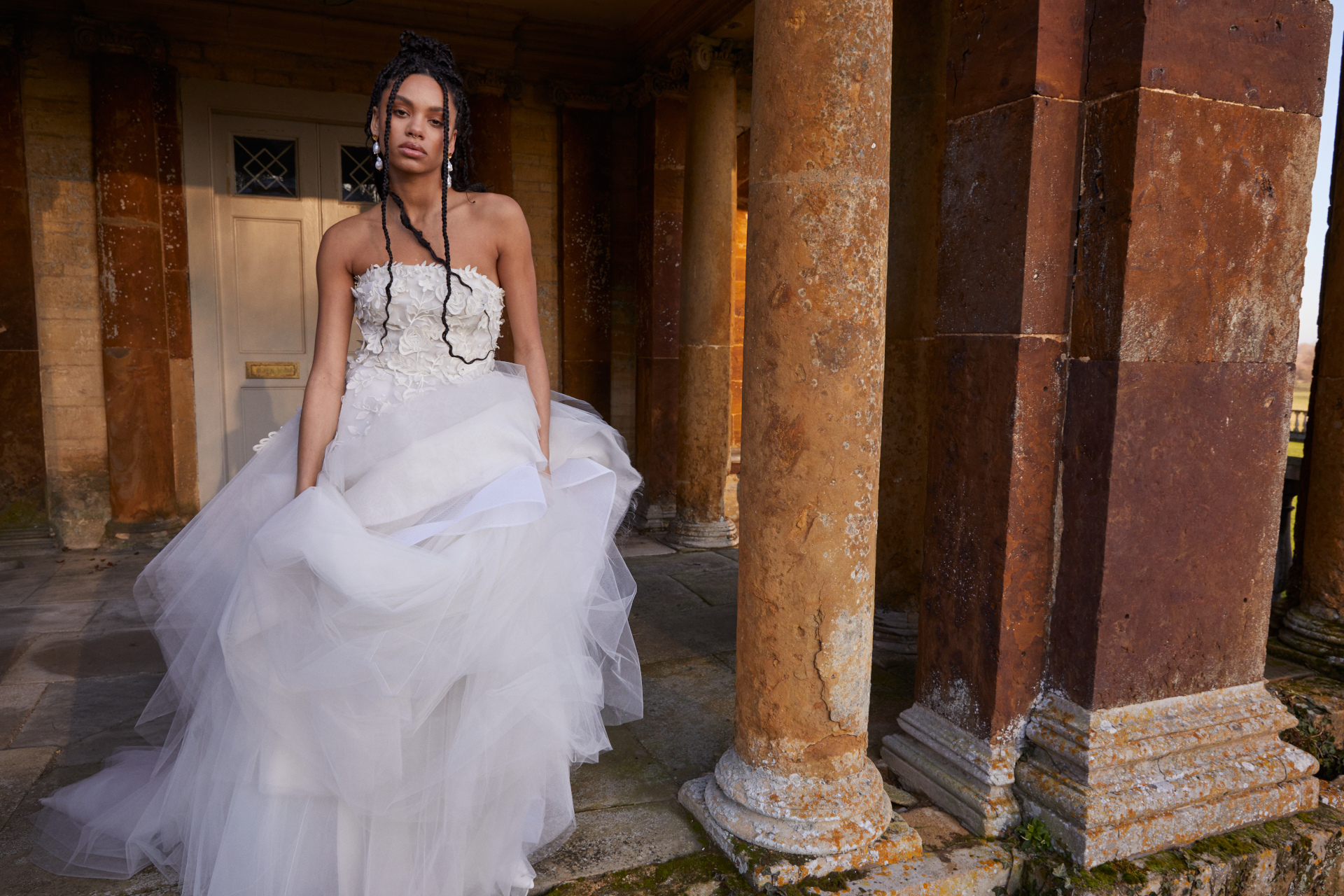 Woman in wedding dress