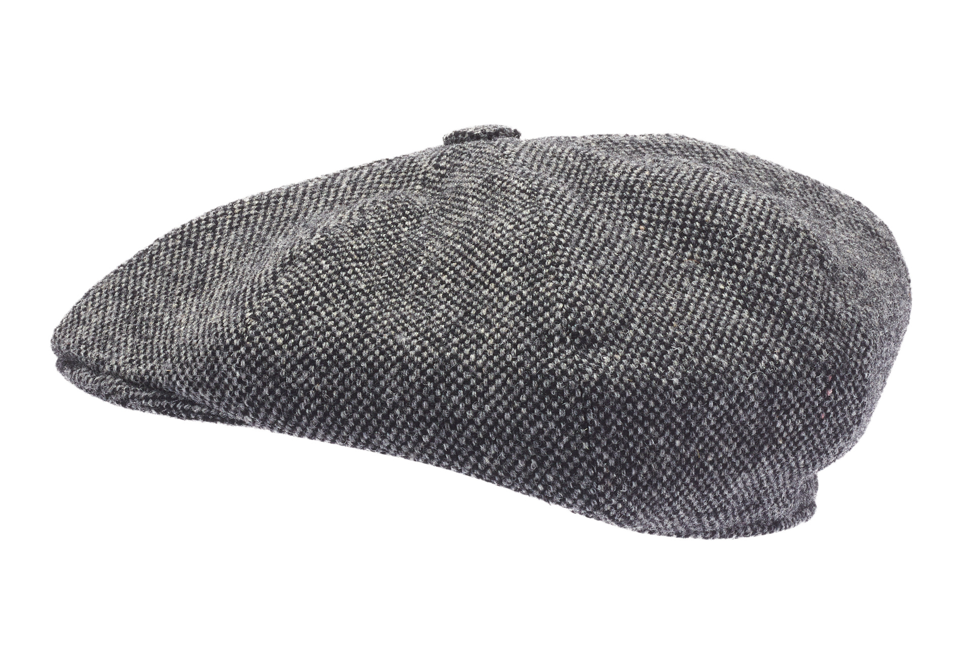 Grey newsboy cap