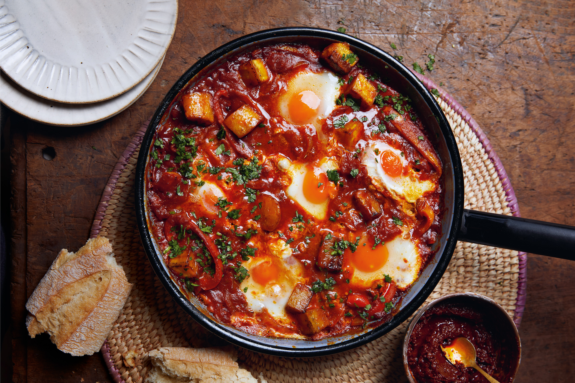 Plantain shakshuka