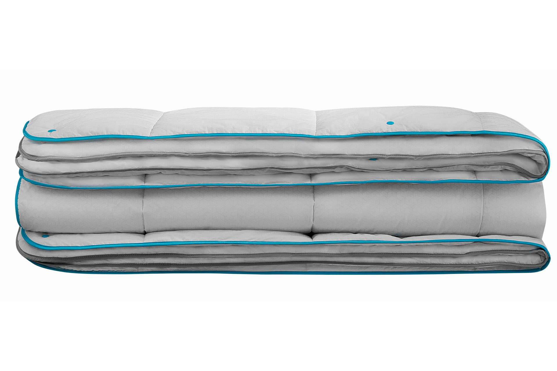 Folded Simba duvet with blue trim