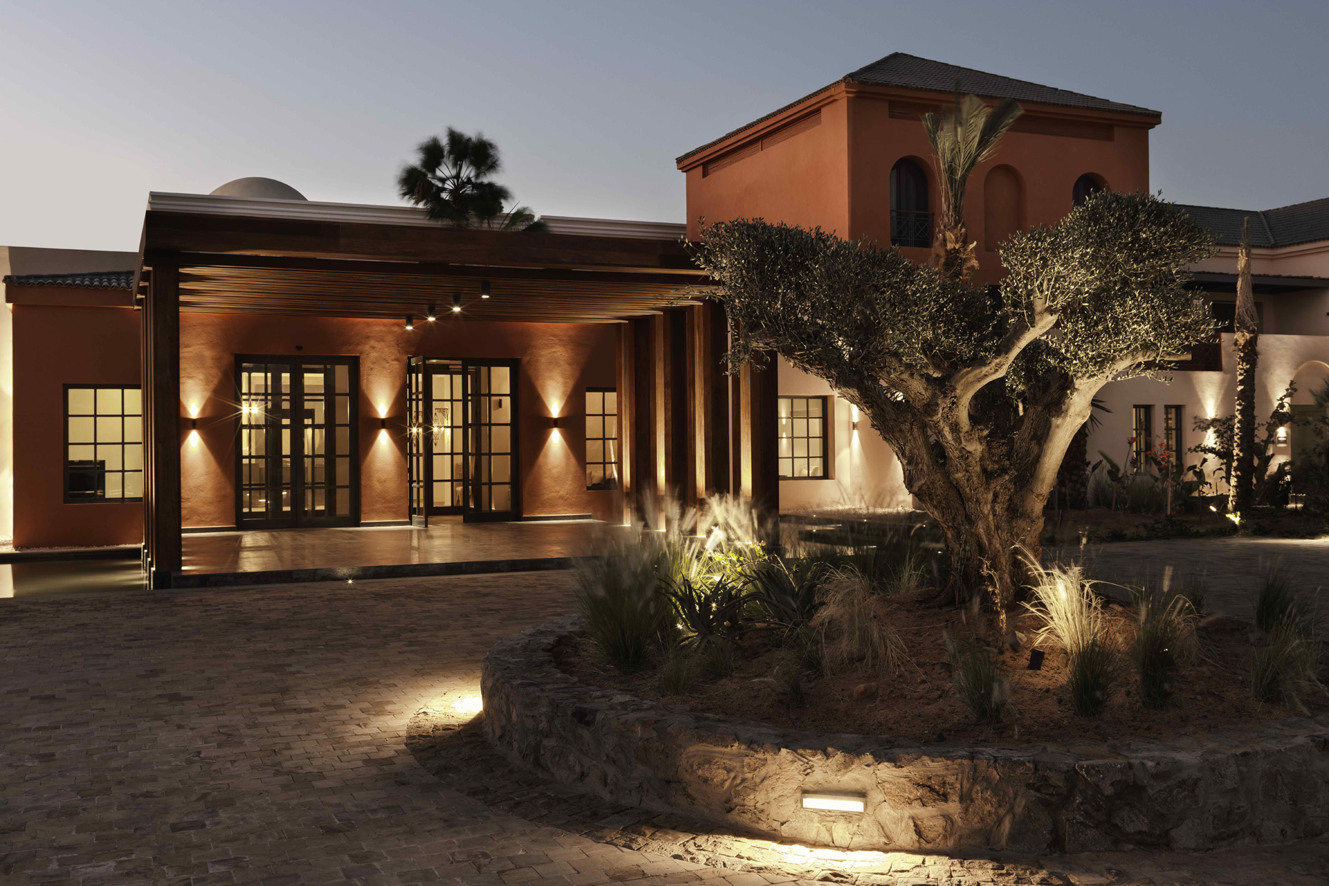 The facade of The Chedi El Gouna hotel