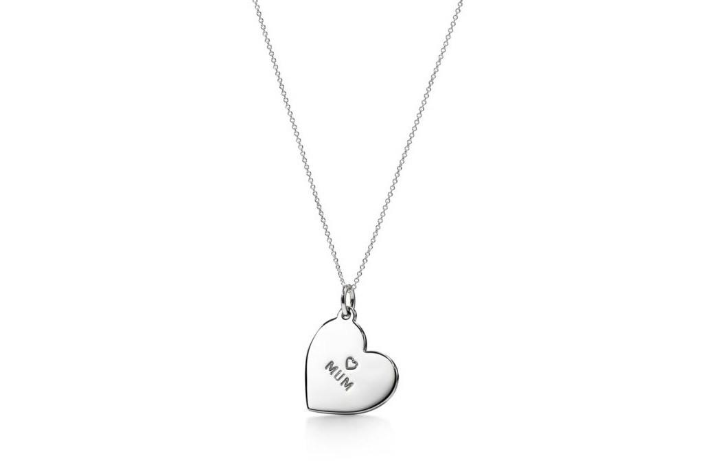 Silver heart necklace