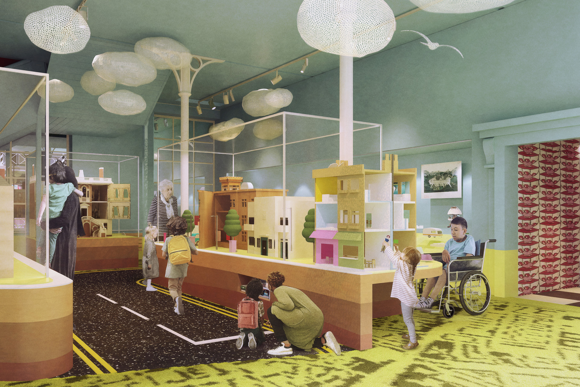 The Living Together display in the Imagine Gallery