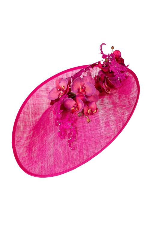 Pink fascinator