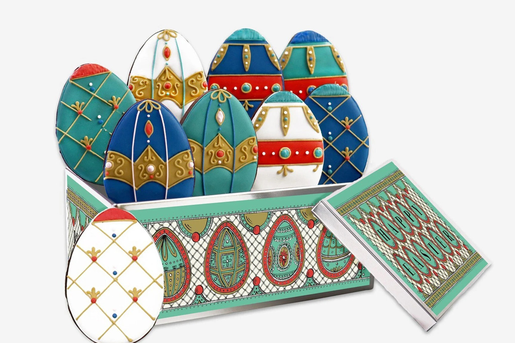 Biscuiteers Easter Eggs Biscuit Tin