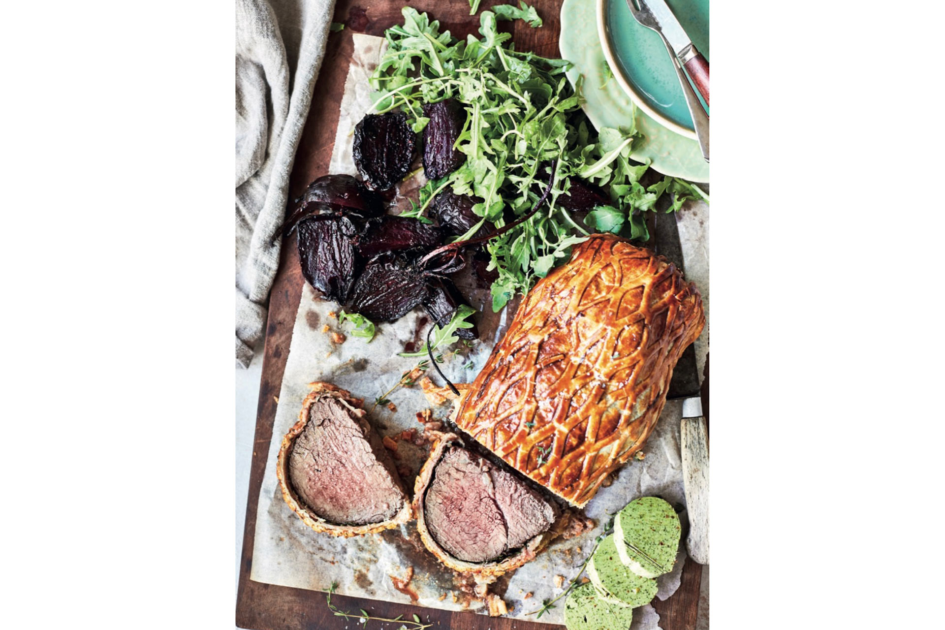Organic Beef Wellington With Chimichurri 