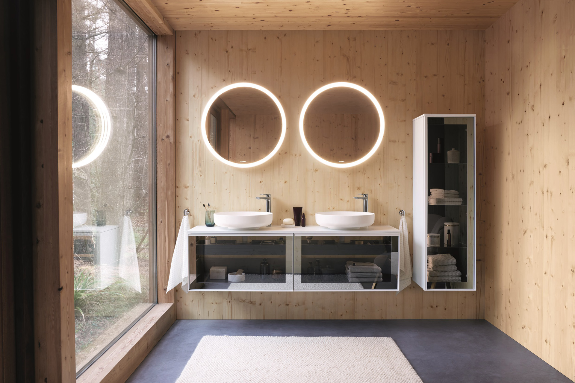 A small bathroom designed by Christian Werner by Duravit