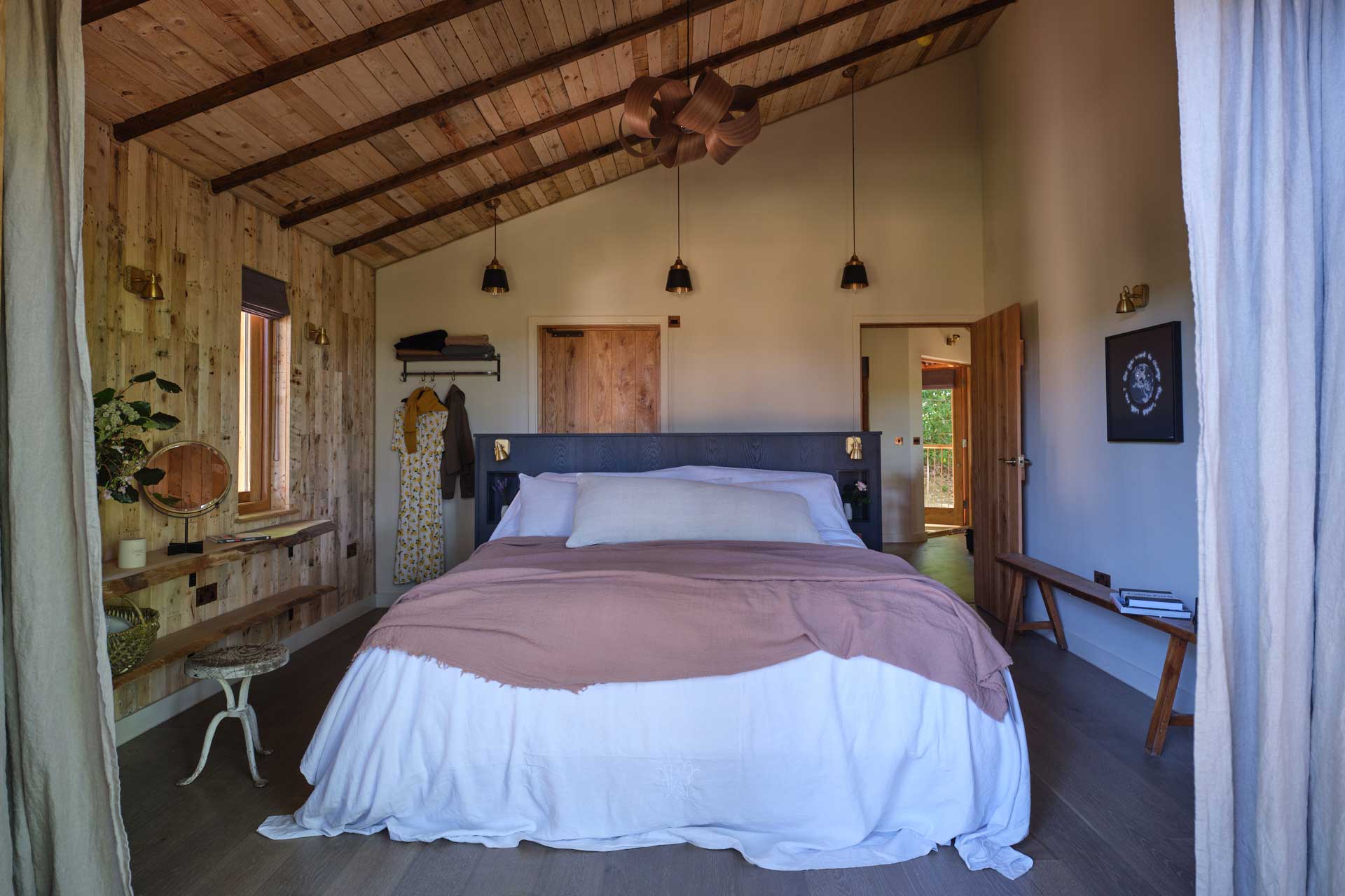Cowdray Tree Houses bedroom interior
