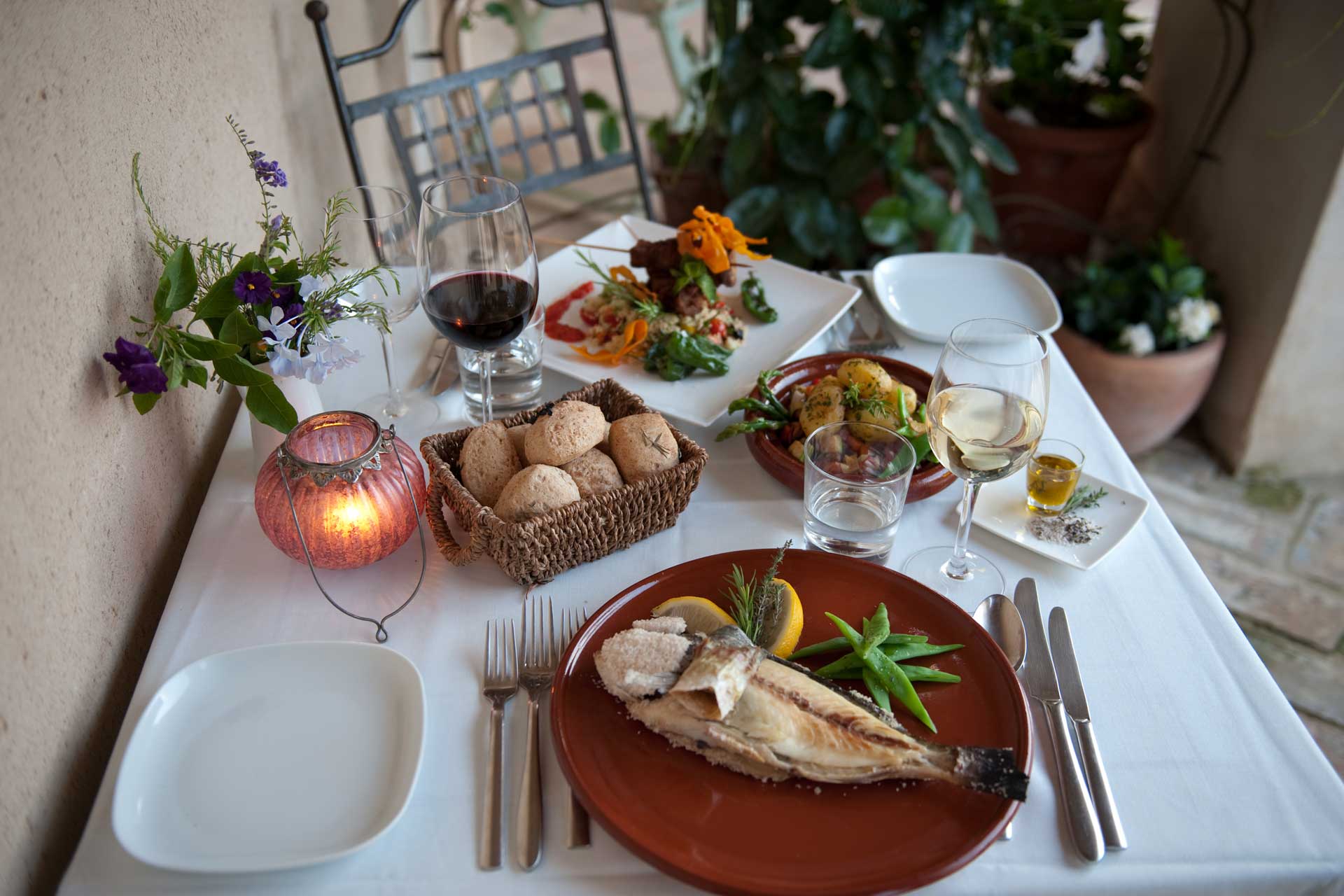 Casa La Siesta dinner