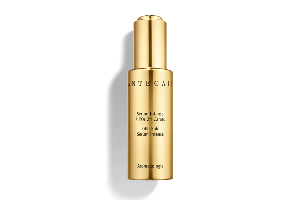 Gold serum bottle