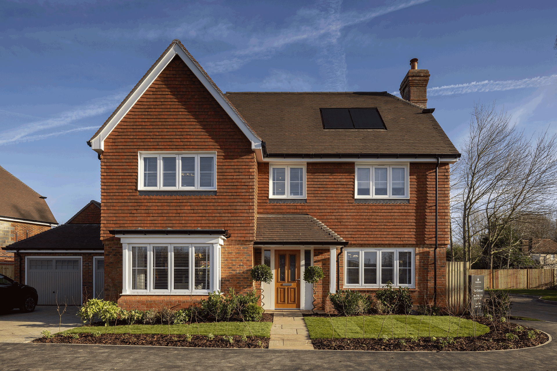 Red brick show home in West Horsley, Surrey