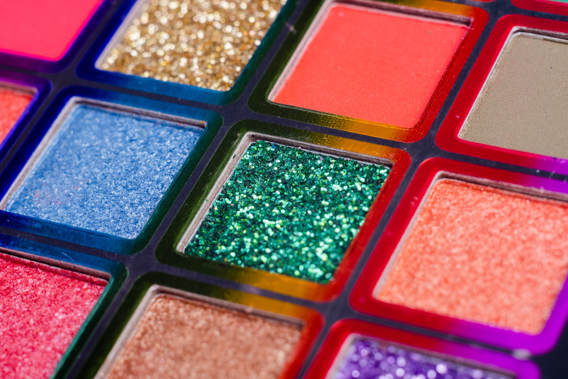 Close up of eyeshadow