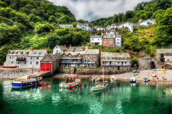 A fishing port in Devon