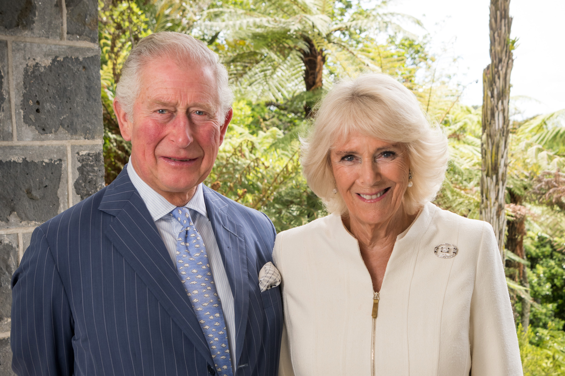 Official Portraits for the Prince of Wales and the Duchess of Cornwall November 18, 2019 AUCKLAND, New Zealand.