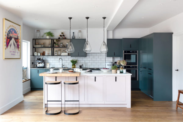 A kitchen island designed by Life Kitchens