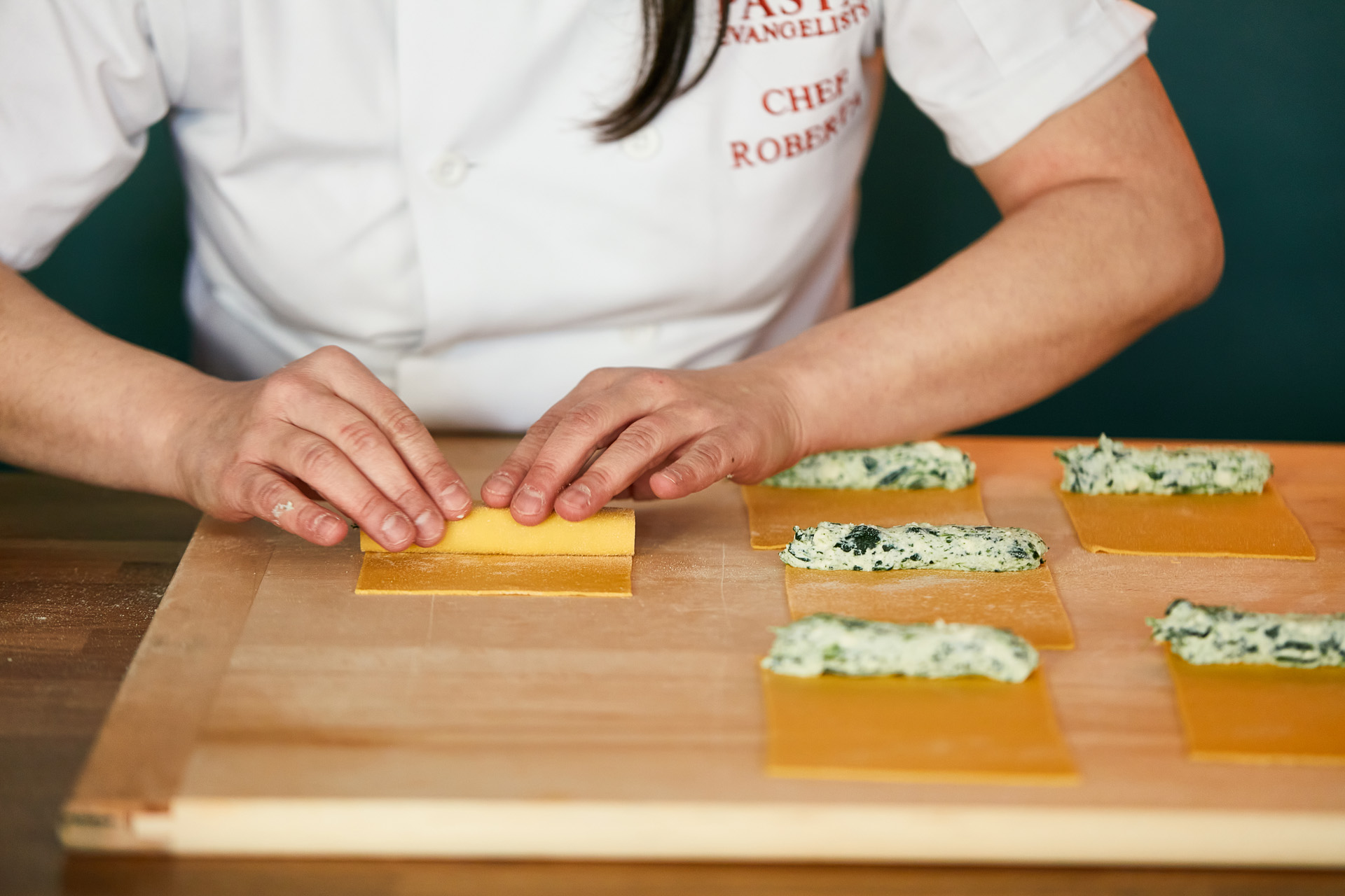 Making Cannelloni at Pasta Academy